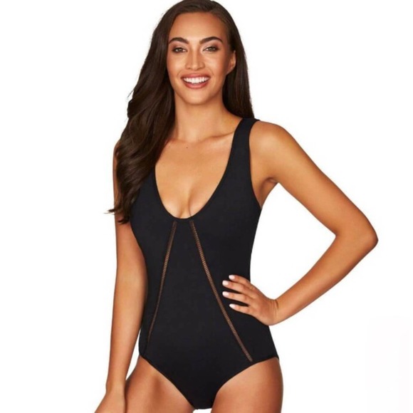 Sea Level NWT Essentials V Style B-DD Swimsuit 8 - Picture 9 of 9